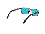 <strong>Polarised Sunglasses</strong><br>(Gunmetal grey with blue mirror lenses)